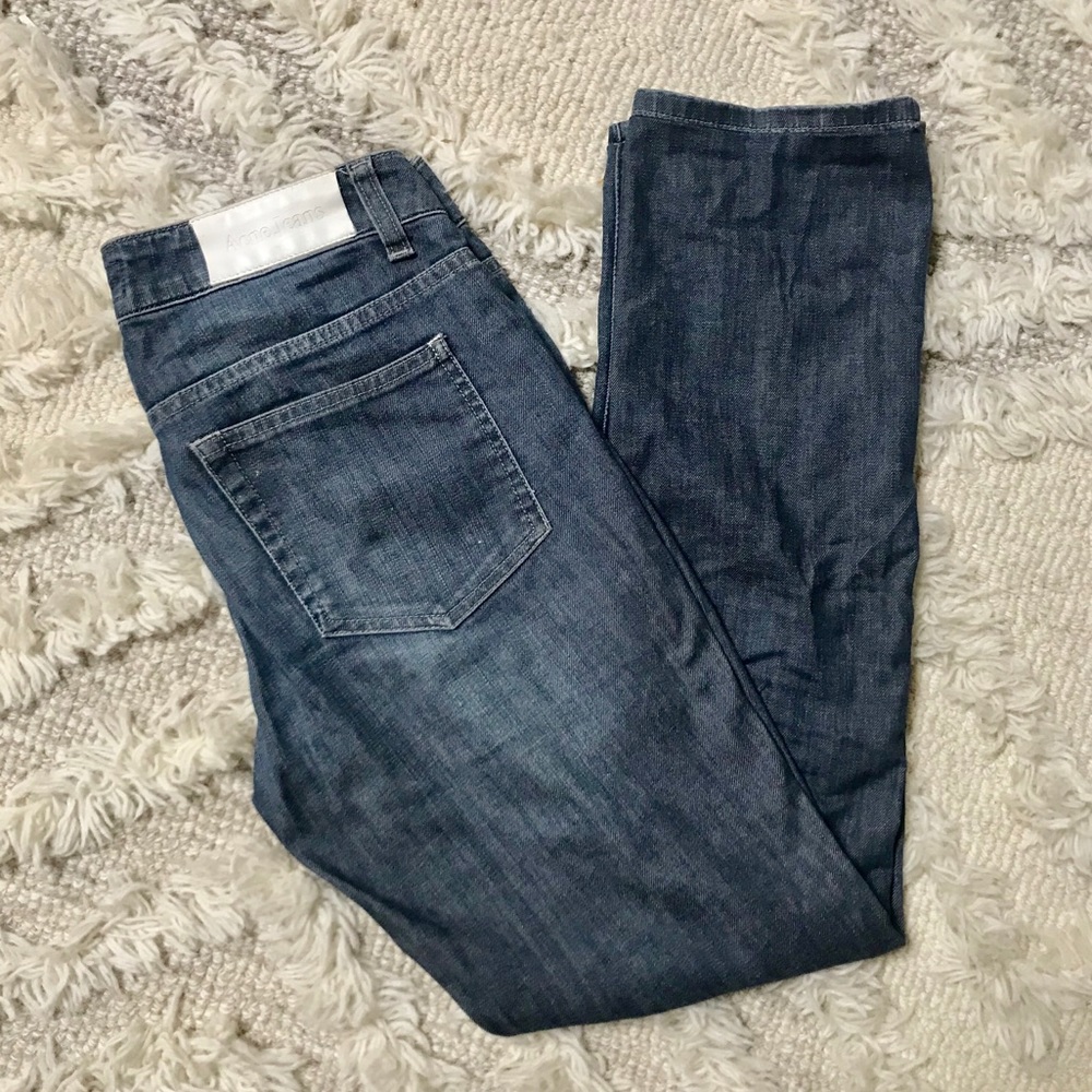 Authentic Acne Jeans Distressed Straight Leg